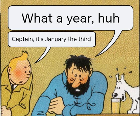 A meme about how bad 2026 has been