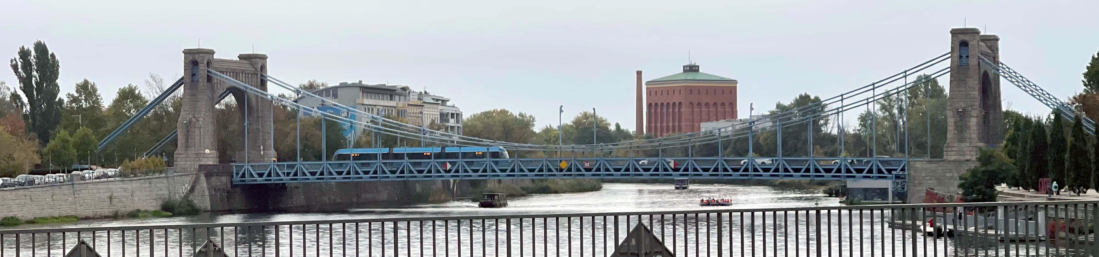 Grunwald suspension bridge