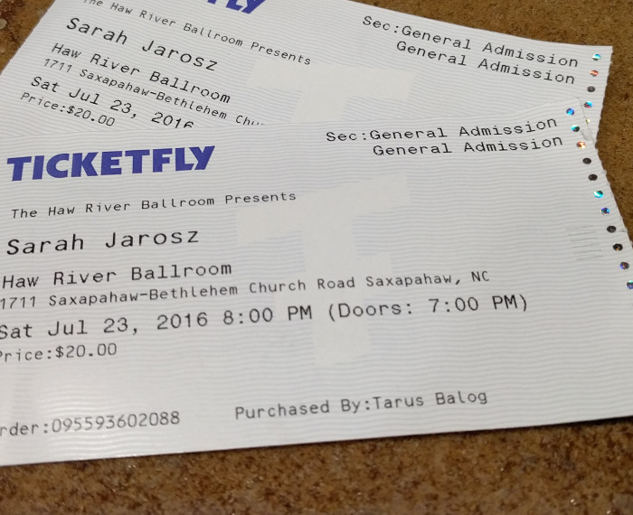 Sarah Jarosz Tickets