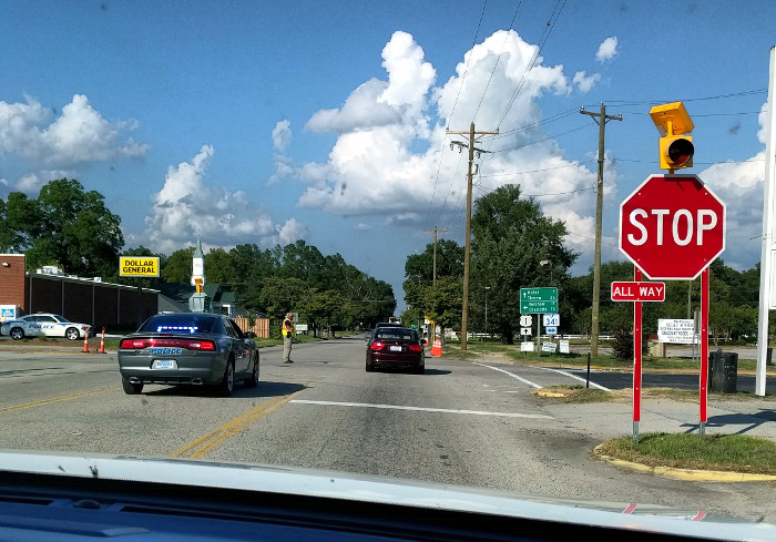 2017 Eclipse - Bethune four-way stop sign