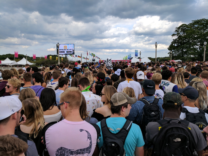 Lollapalooza - Line at the Main Entrance