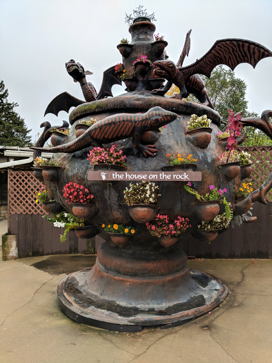 Large Pot and Sign