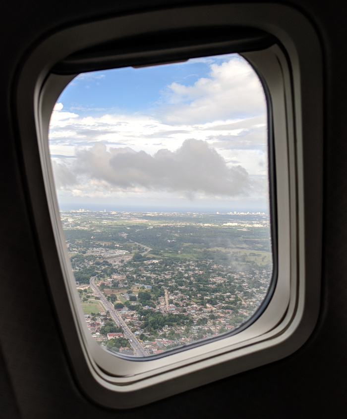 Cuba from the Plane