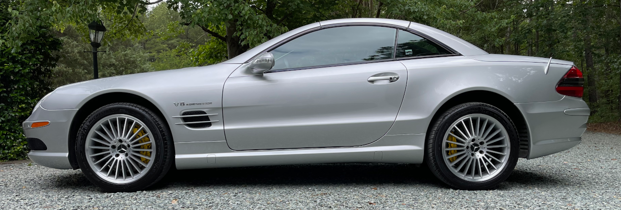 SL55 with the hardtop up
