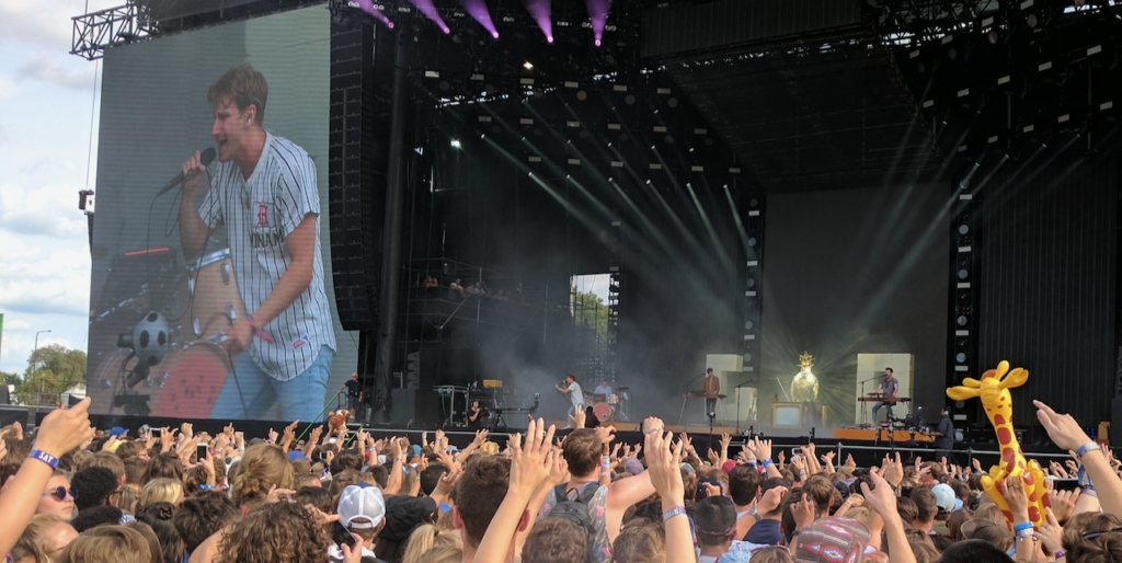 Glass Animals performing at Lollapalooza 2017 in Chicago